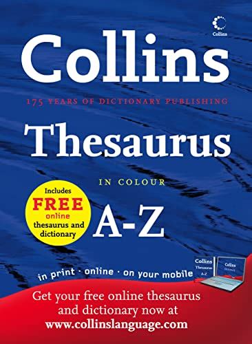 thesaurus antonym|Collins Thesaurus .